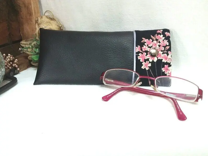 Custodia per occhiali semirigida Sakura nera