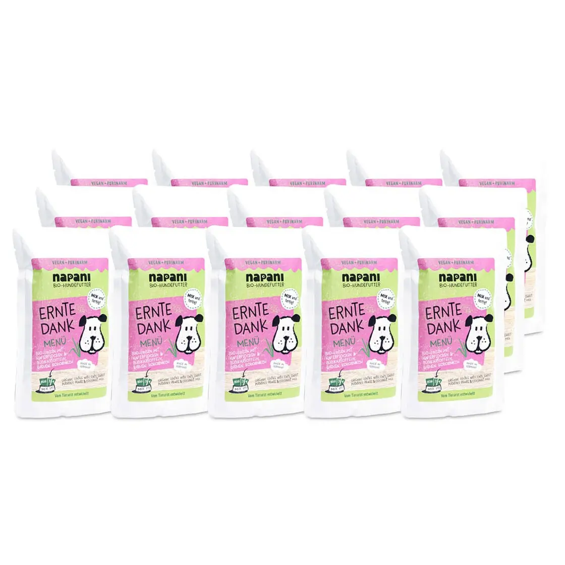 Menú orgánico f. Perro Cosecha Gracias 14 x 150g