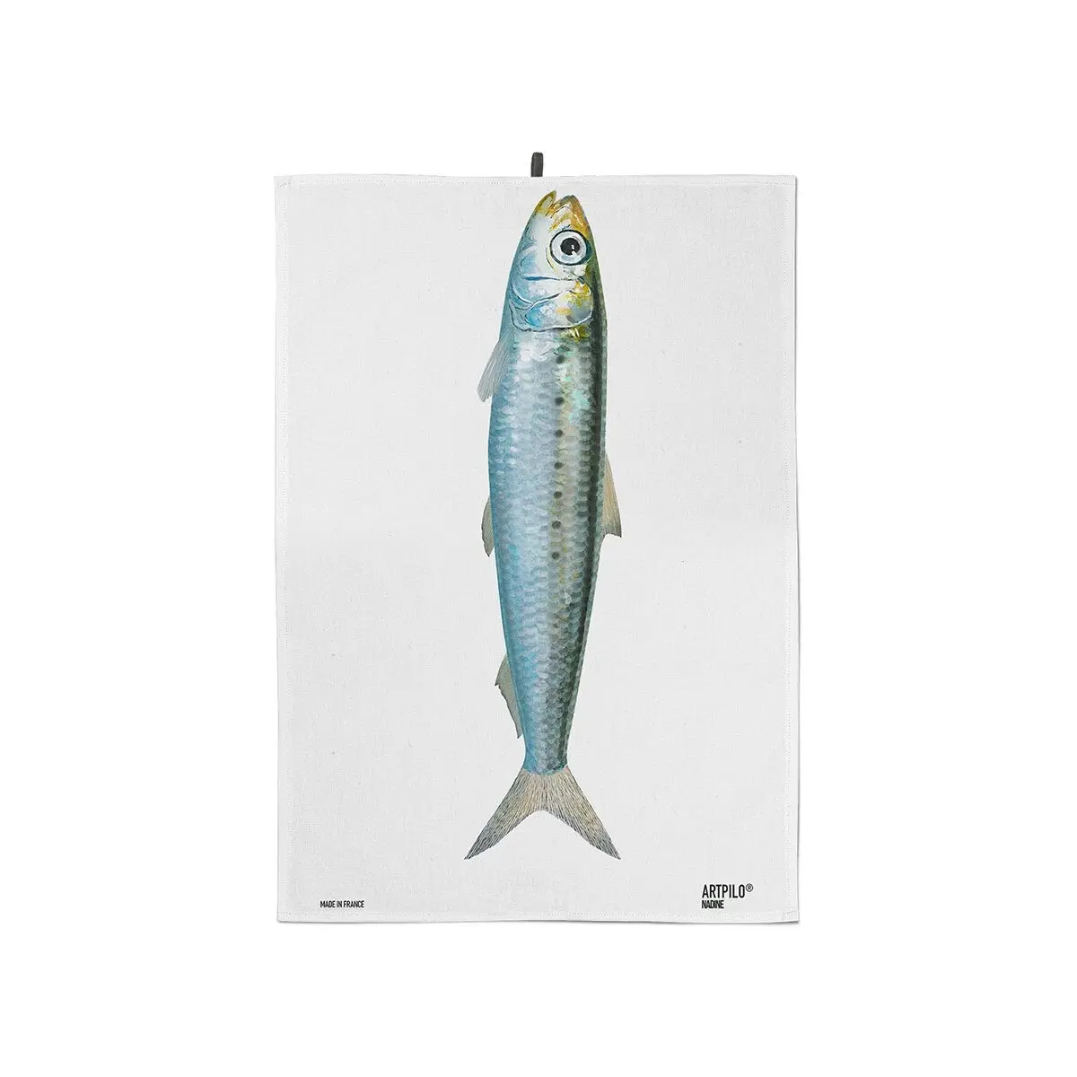 100% cotton fish kitchen towel