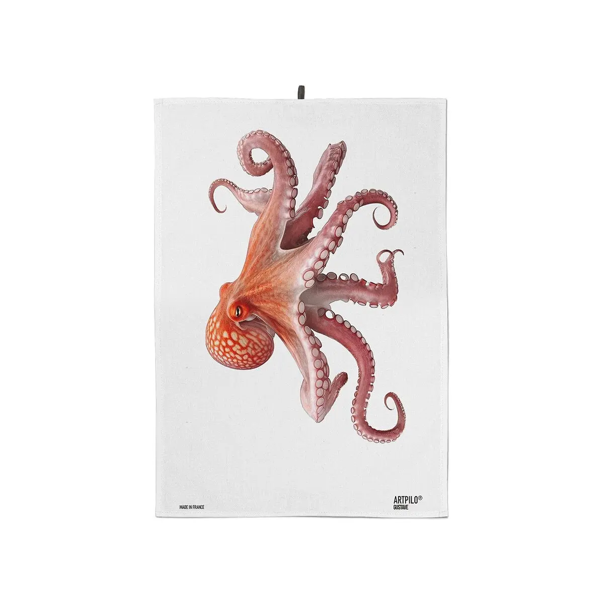 100% cotton octopus decorative tea towel