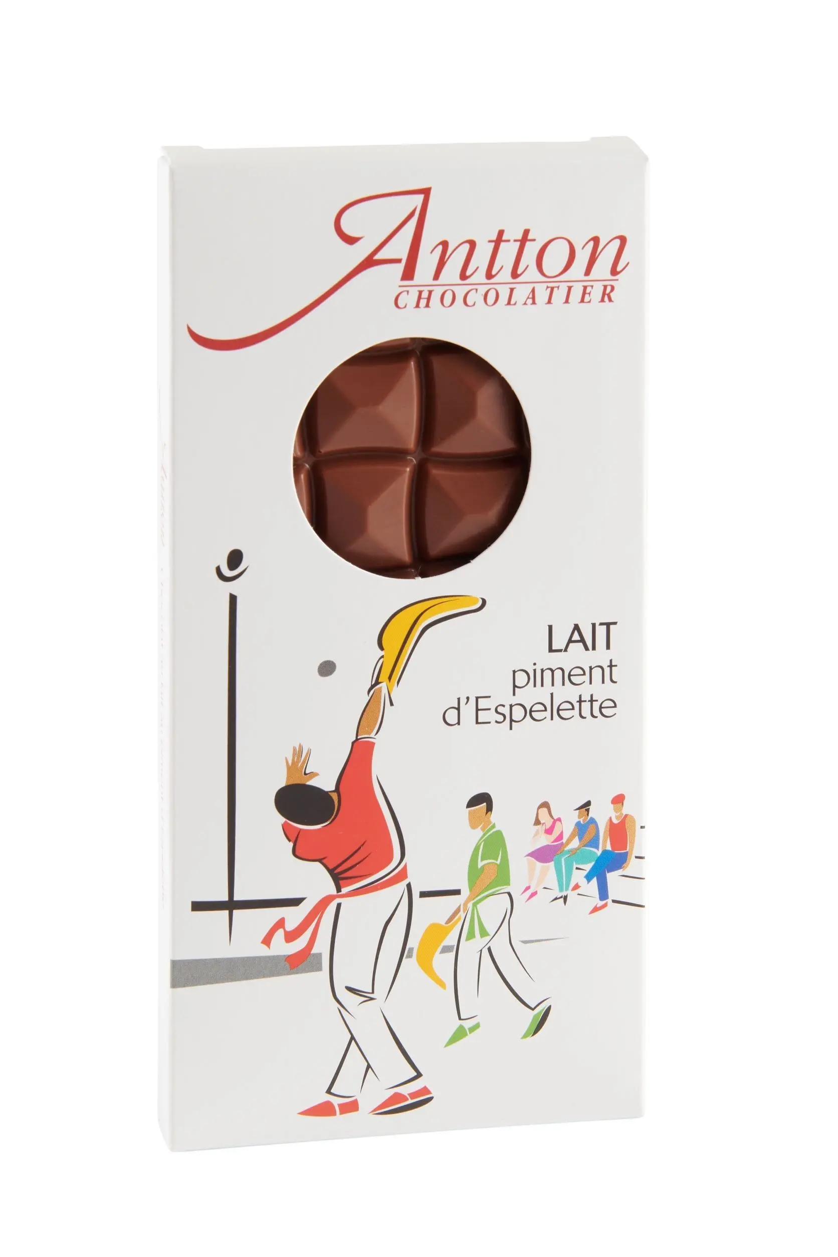Espelette pepper milk chocolate bar