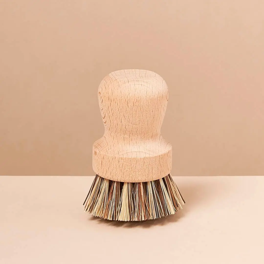 The wooden ball zero waste dish brush