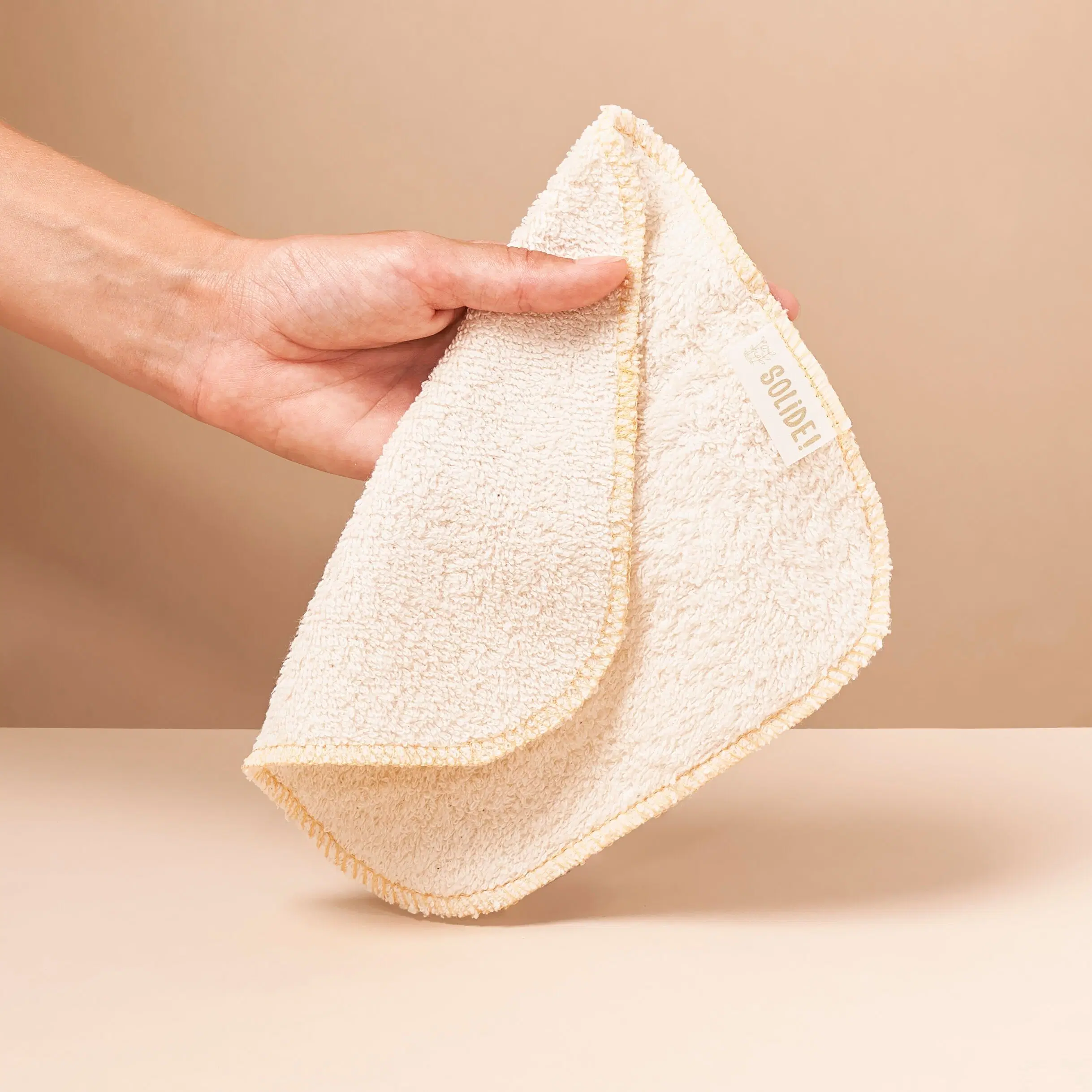 Roll of 3 washable organic cotton cloths