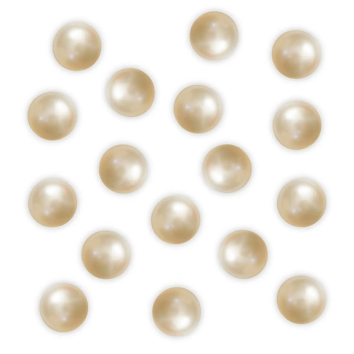 Round bath pearl Pearly white, Vanilla scent - 100207