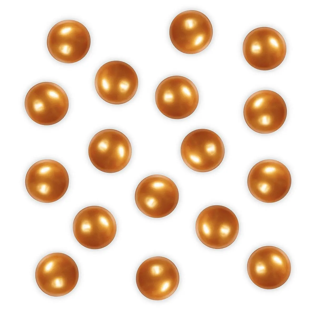 Pearly gold round bath pearl, Vanilla scent - 100228