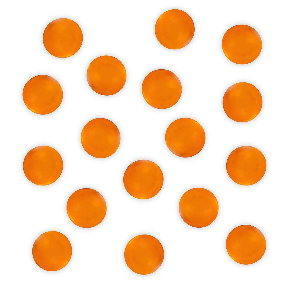 Round transparent orange bath pearl, Fruity Scent - 100314