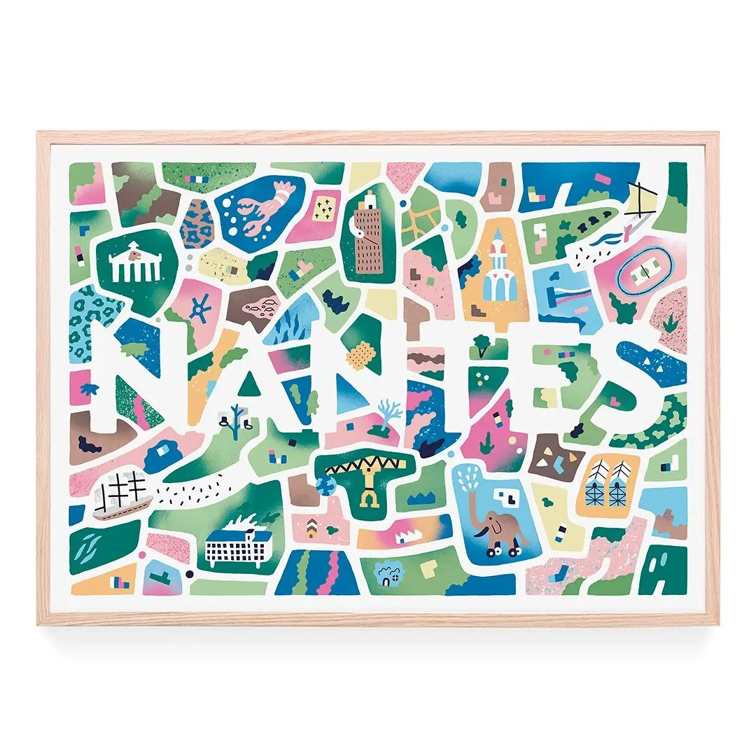 Poster - Mini City Nantes by Antoine Corbineau
