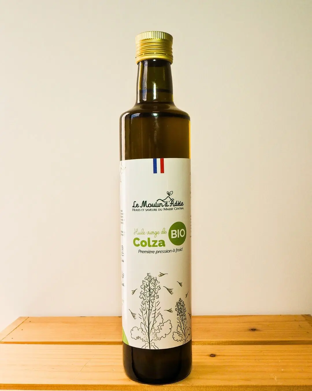 Virgin oil from first cold pressing Organic Rapeseed 50cL