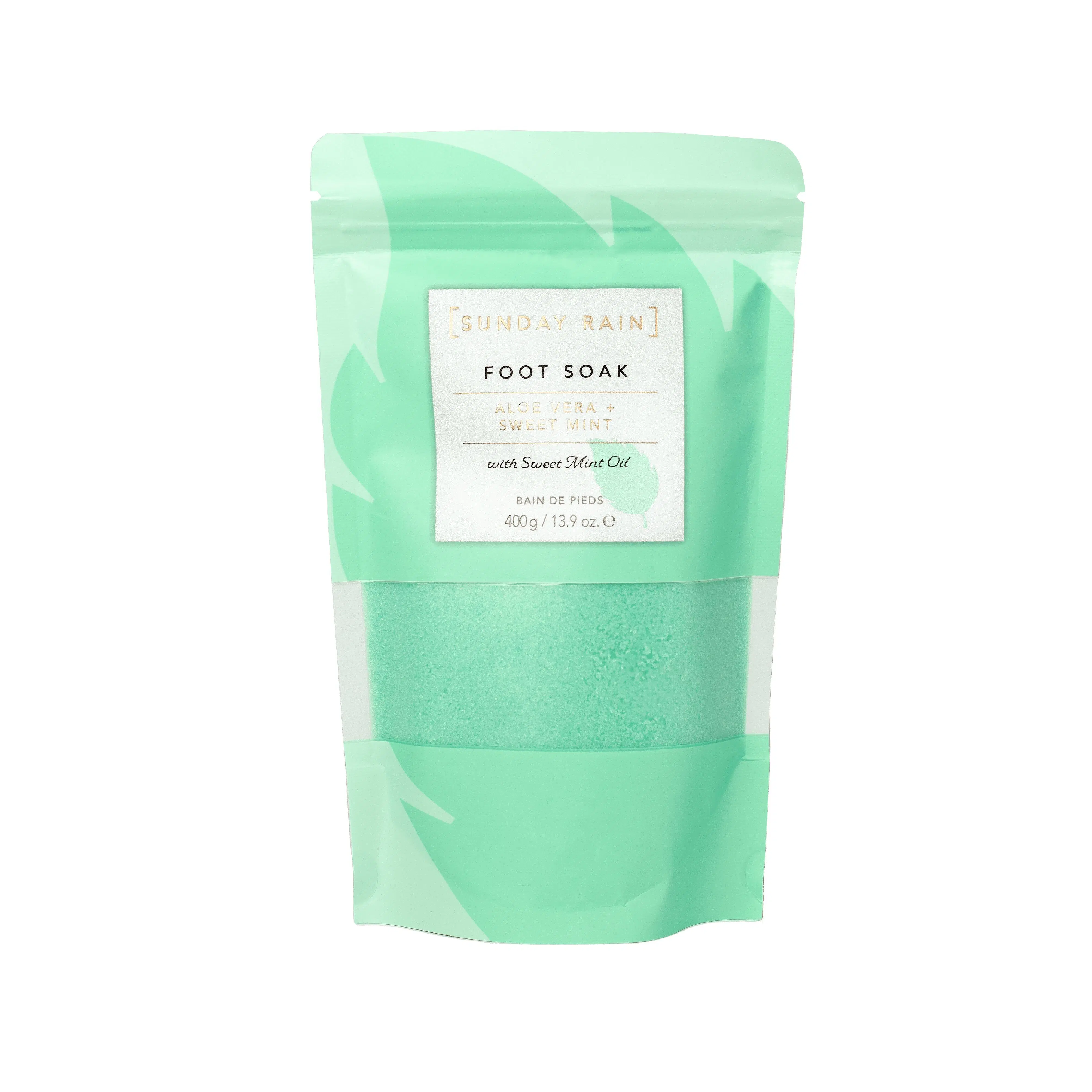 Sunday Rain Aloe & Sweet Mint Foot Soak