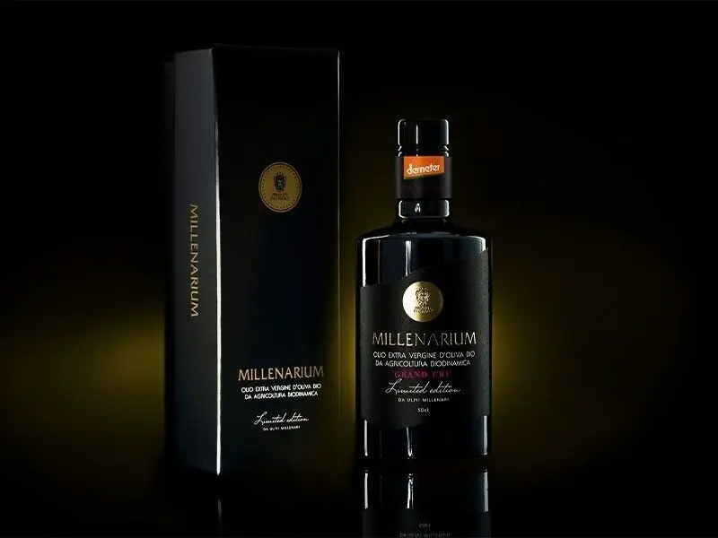 Millenarium extra virgin olive oil from millenary olive trees 100% ITALIAN GRAND CRU 500 ml