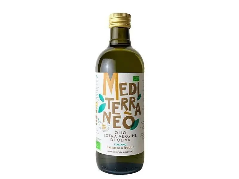 100% ITALIAN ORGANIC Extra Virgin Olive Oil Mediterraneò 0.75 l