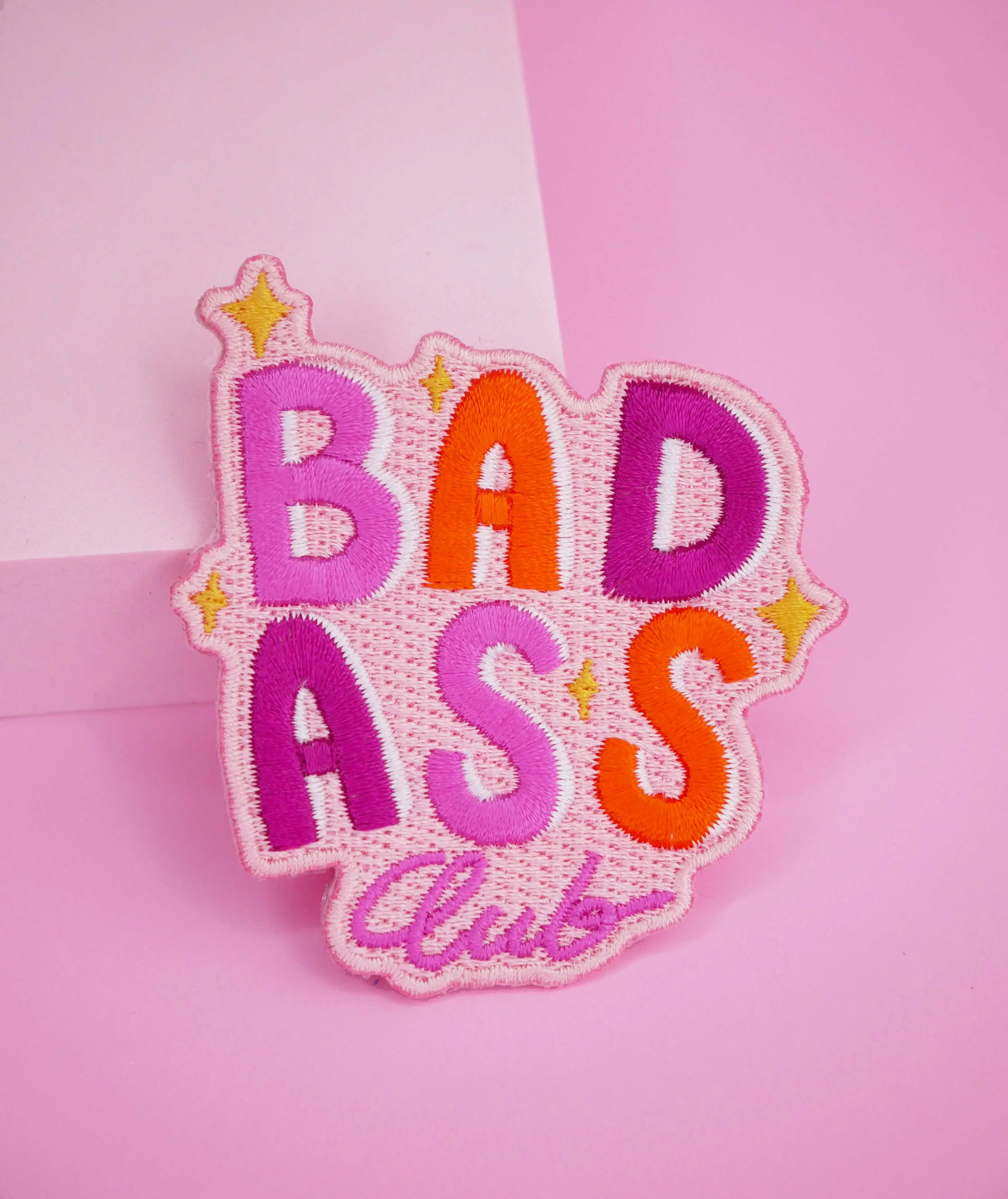 Badass Club iron-on patch