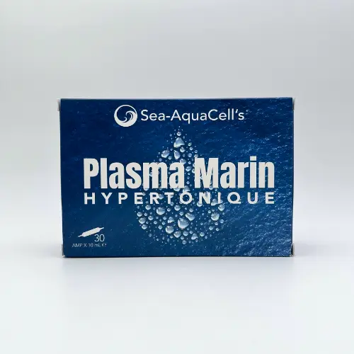 30 ampoules of 10 ml Sea-AquaCell's Hypertonic Marine Plasma - Seawater Quinton Process