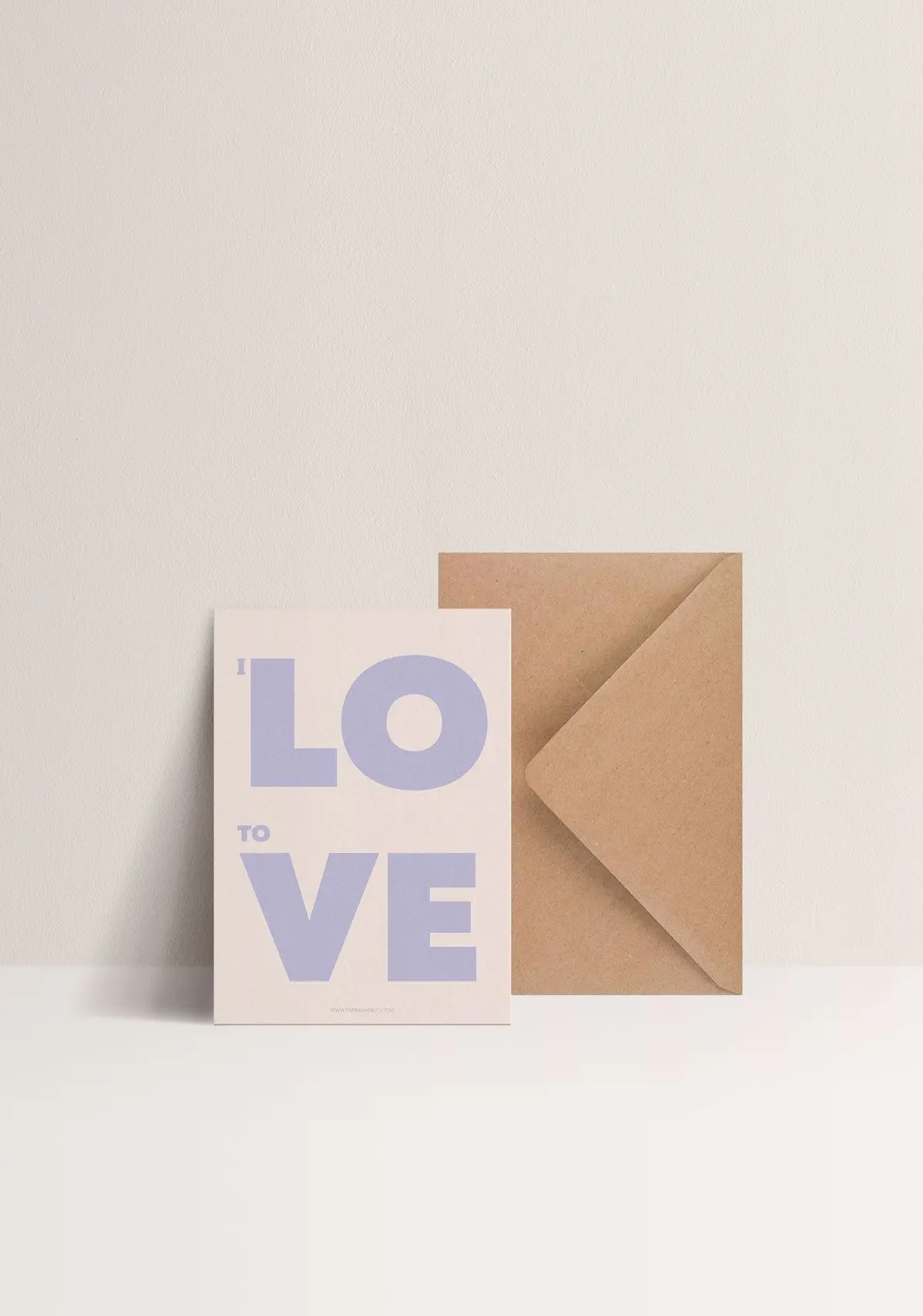Card - I love to Love