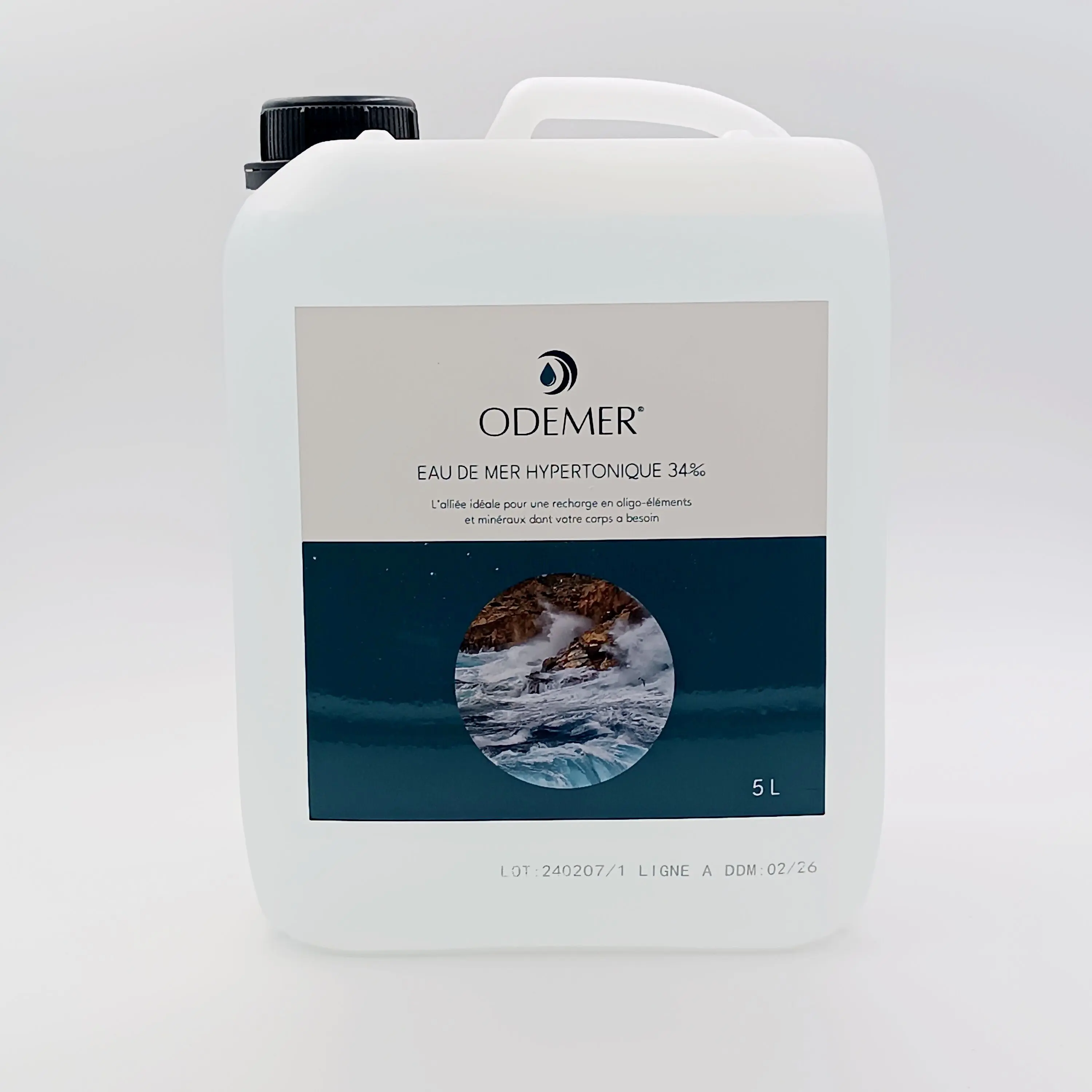 5L 100% natural micro-filtered sea water