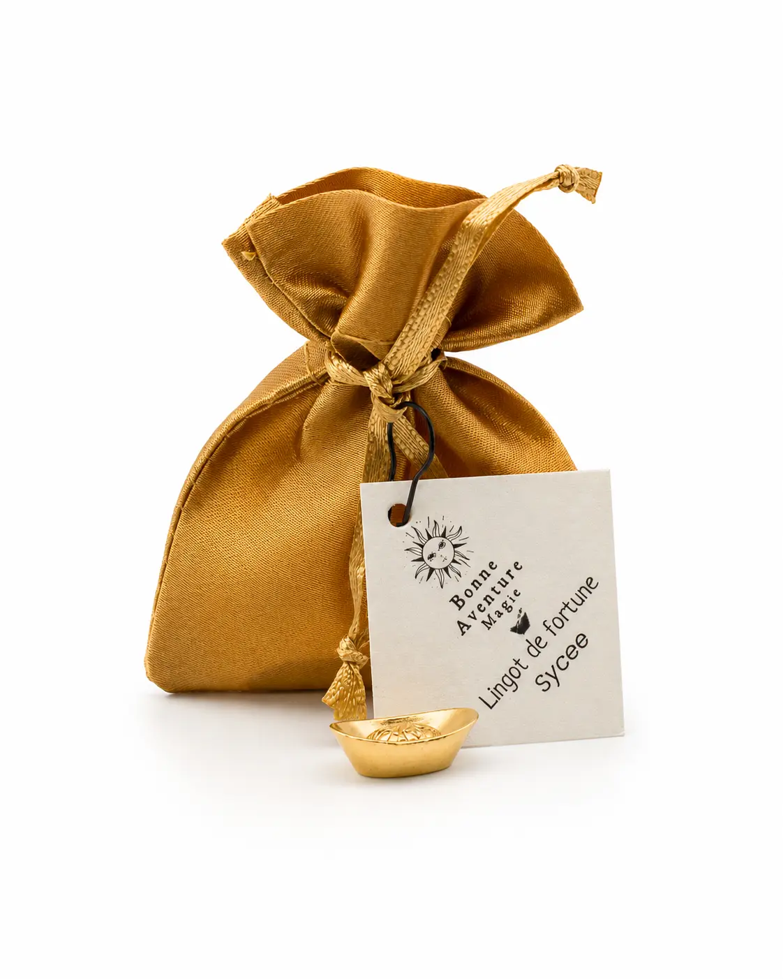 Fortune Ingot – lucky charm – small Christmas & Secret Santa gift