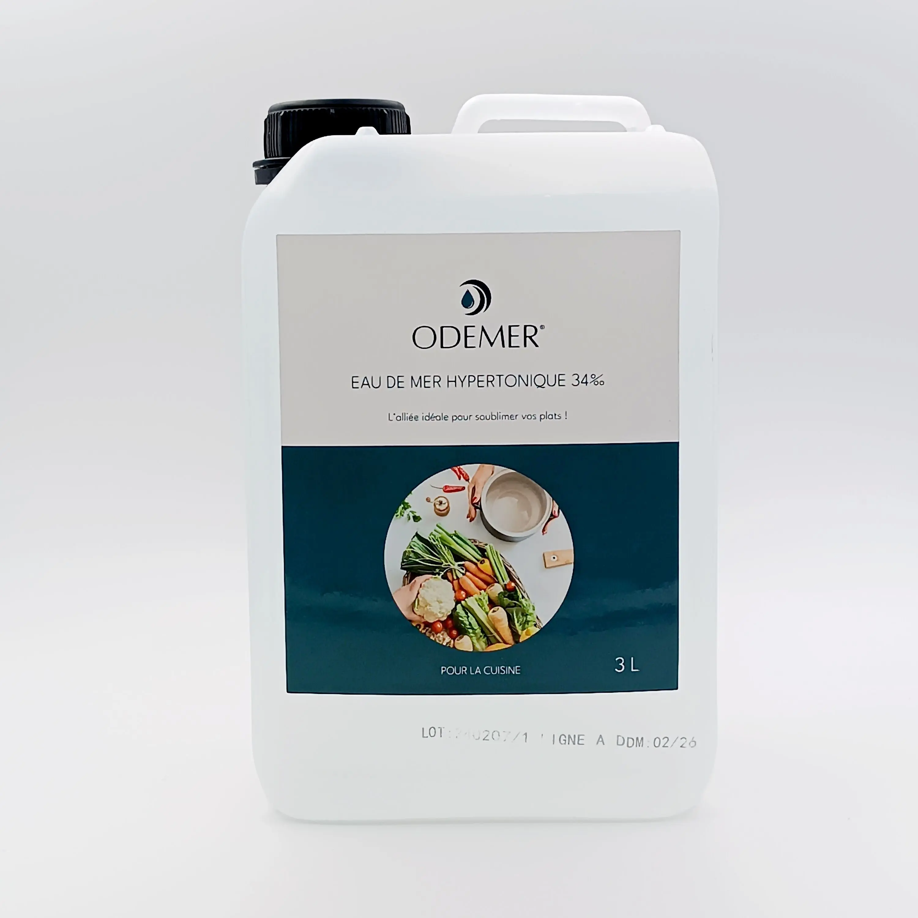 3L 100% natural micro-filtered sea water