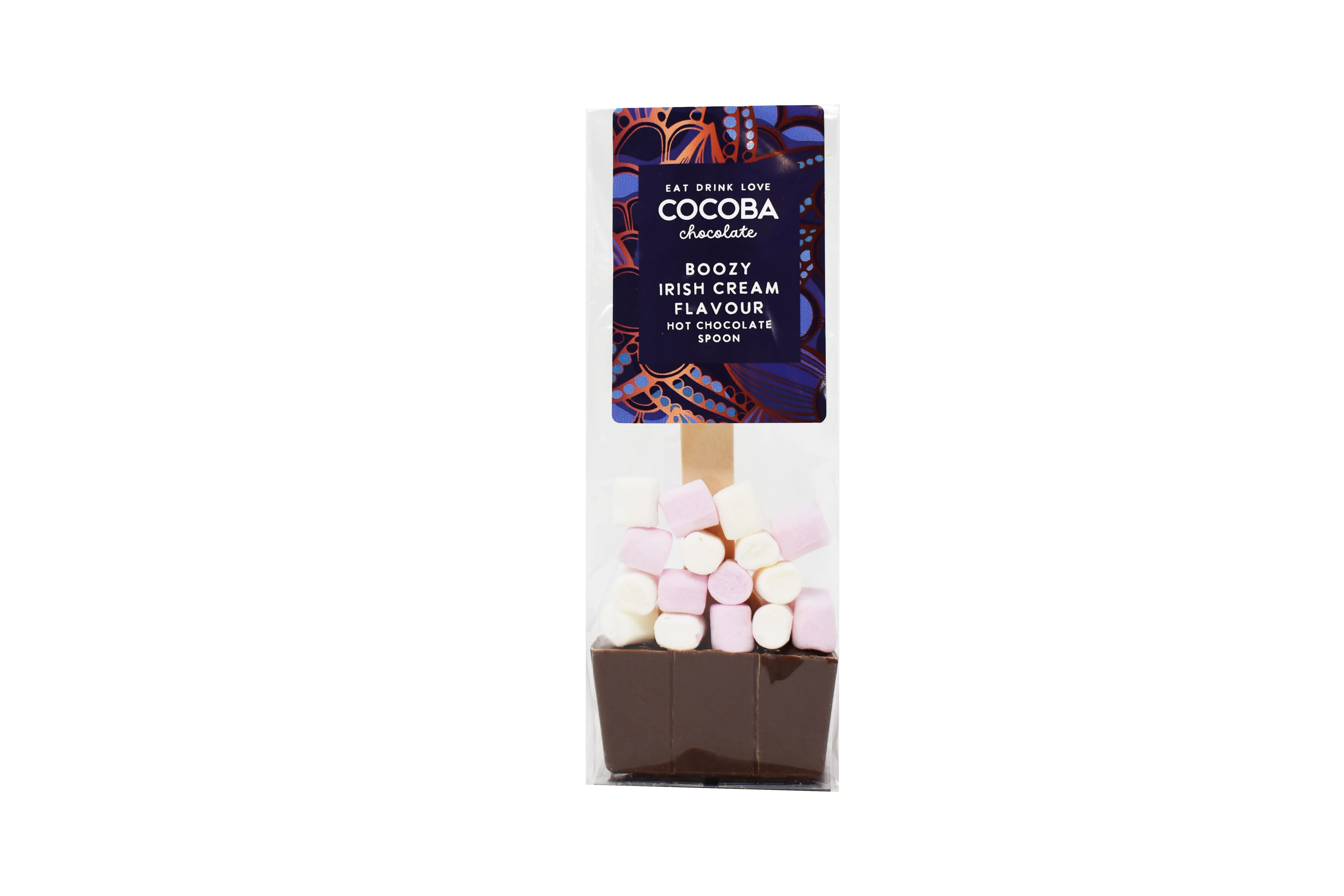 Milk & Irish Cream Hot Chocolate Spoon with Marshmallows