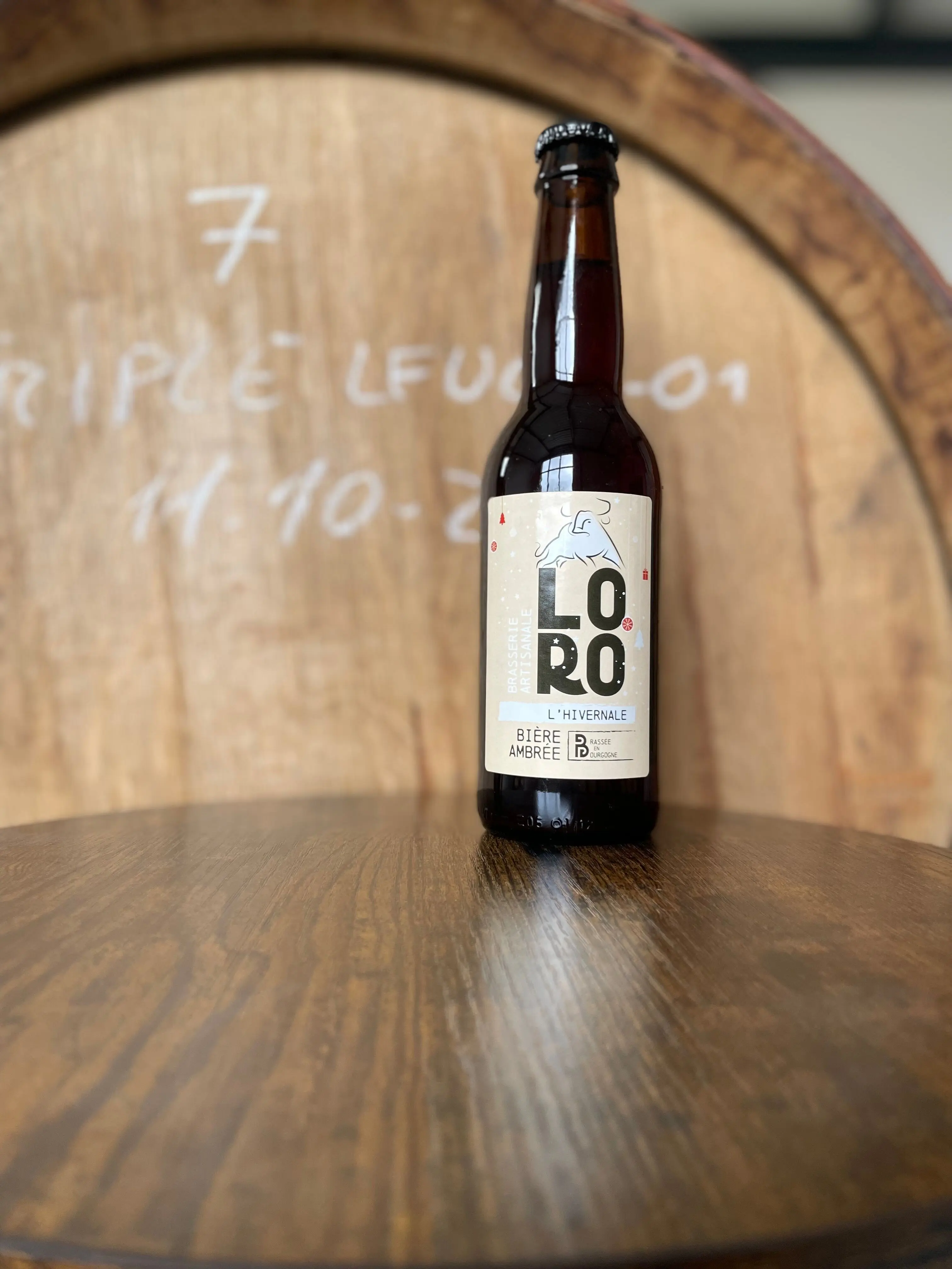 Bière ambrée artisanale 12*33cl -L'hivernale- 6,5%
