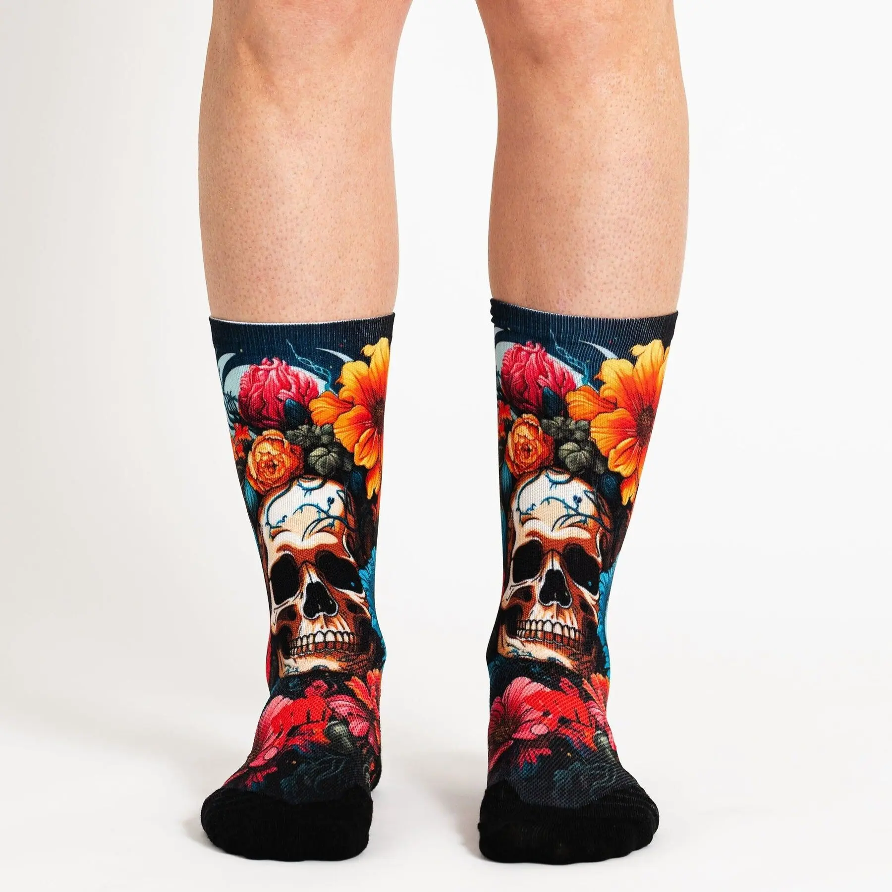Calze sportive, crossfit, ciclismo, corsa, Ridefyl The Skull ML