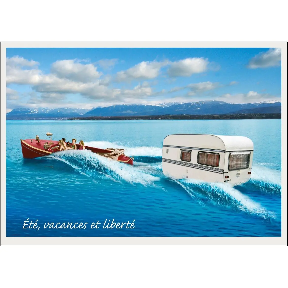 Postcard - Summer, vacation and freedom.
