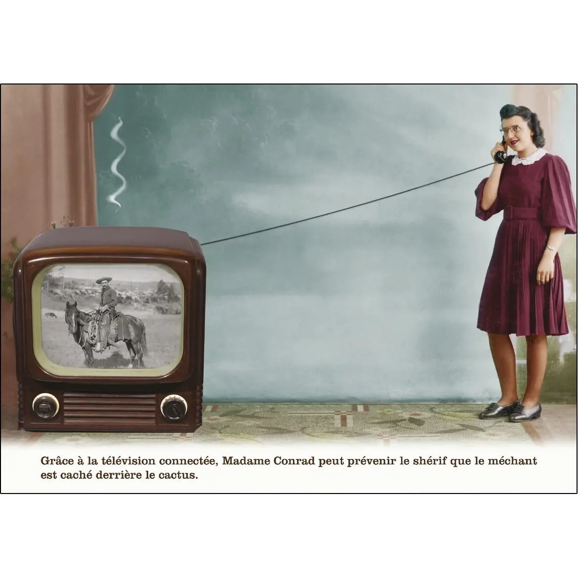 Postcard - Thanks to connected television.