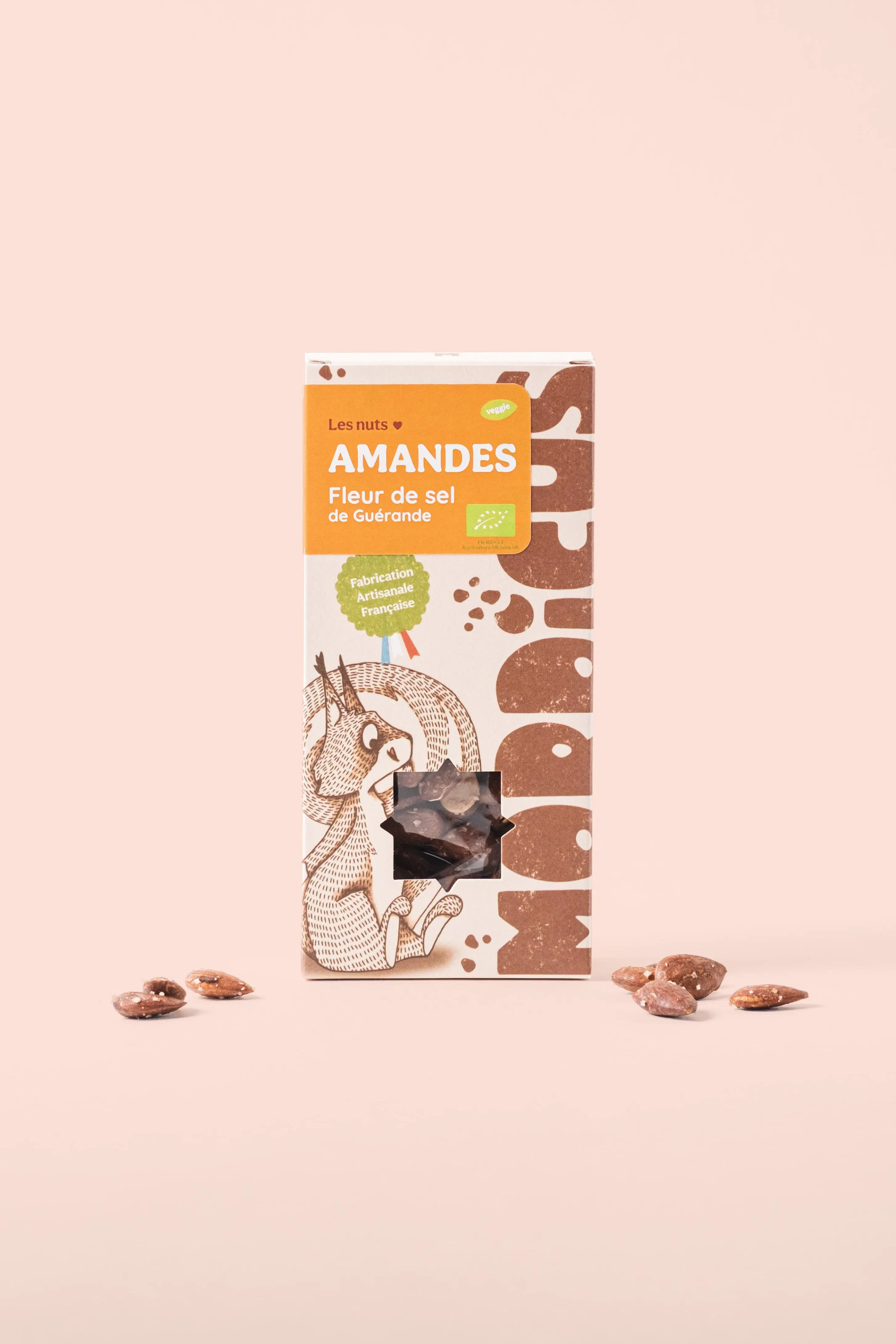 Roasted appetizer almonds - Fleur de sel