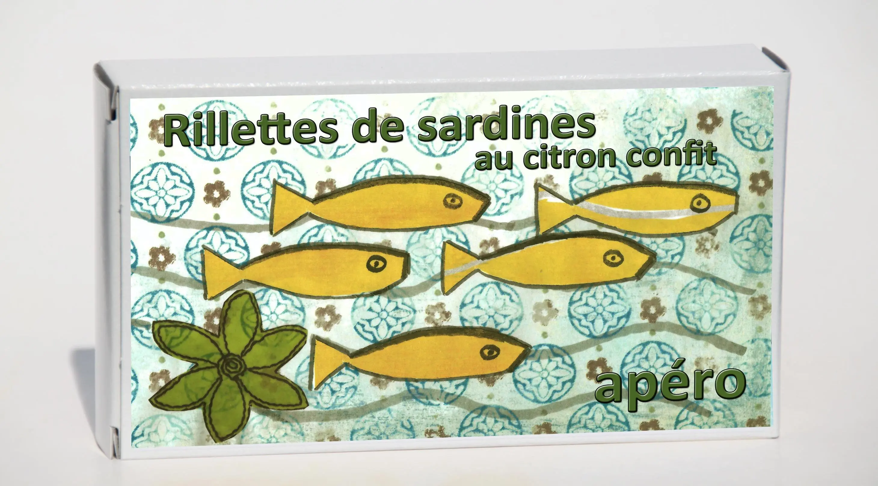 CONSERVAS DE PESCADO DE COLECCIÓN Rillettes de sardinas con limón confitado, Aperitivo