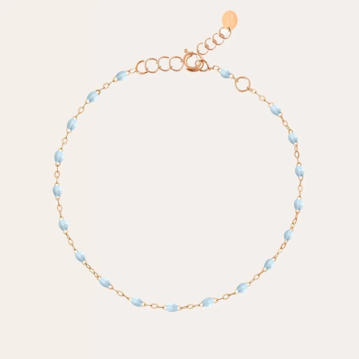 SKY BLUE GOLD RESIN BRACELET