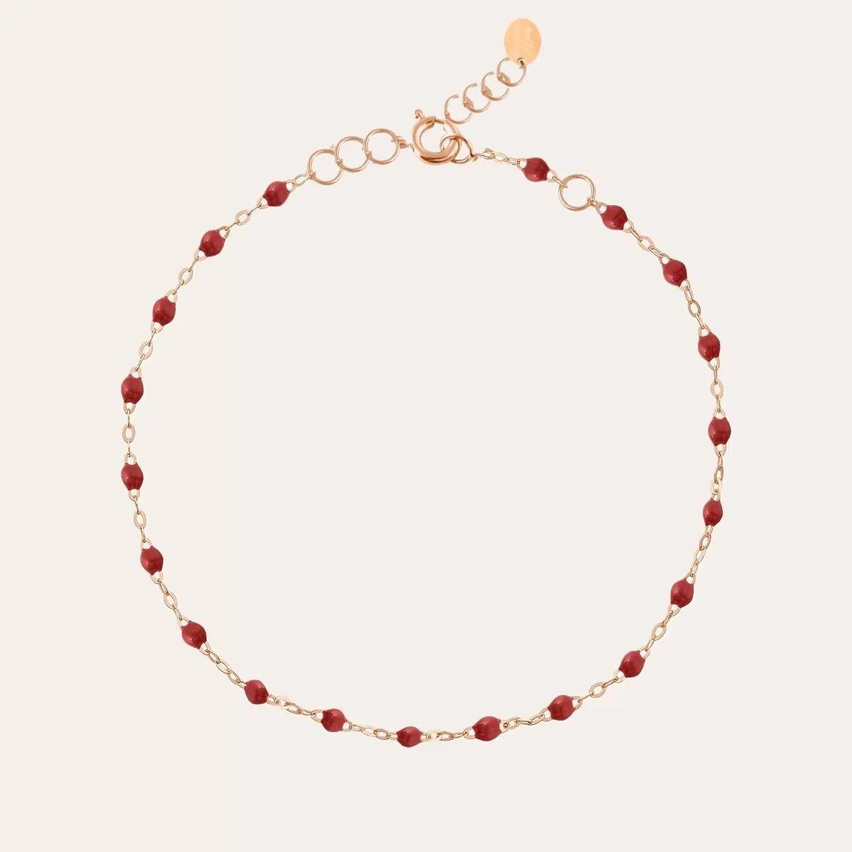 RED GOLD RESIN BRACELET