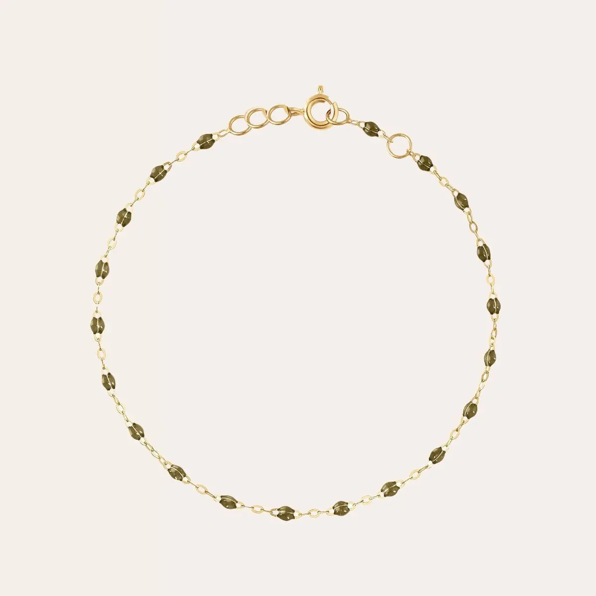 KHAKI GOLD RESIN BRACELET