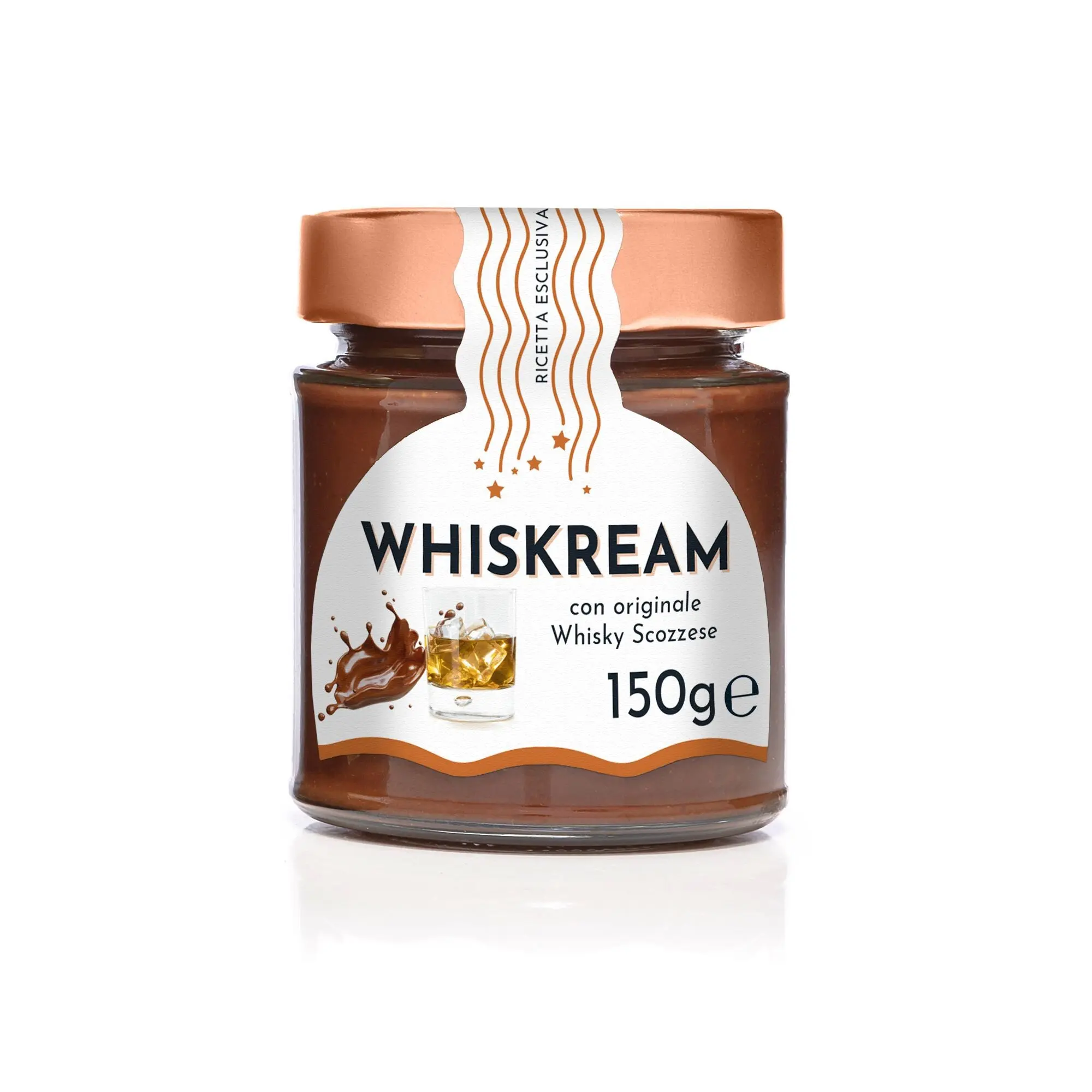 WHYSKREAM® - Unique Spreadable Cream with Dark Chocolate and Scotch Whisky (150 g)