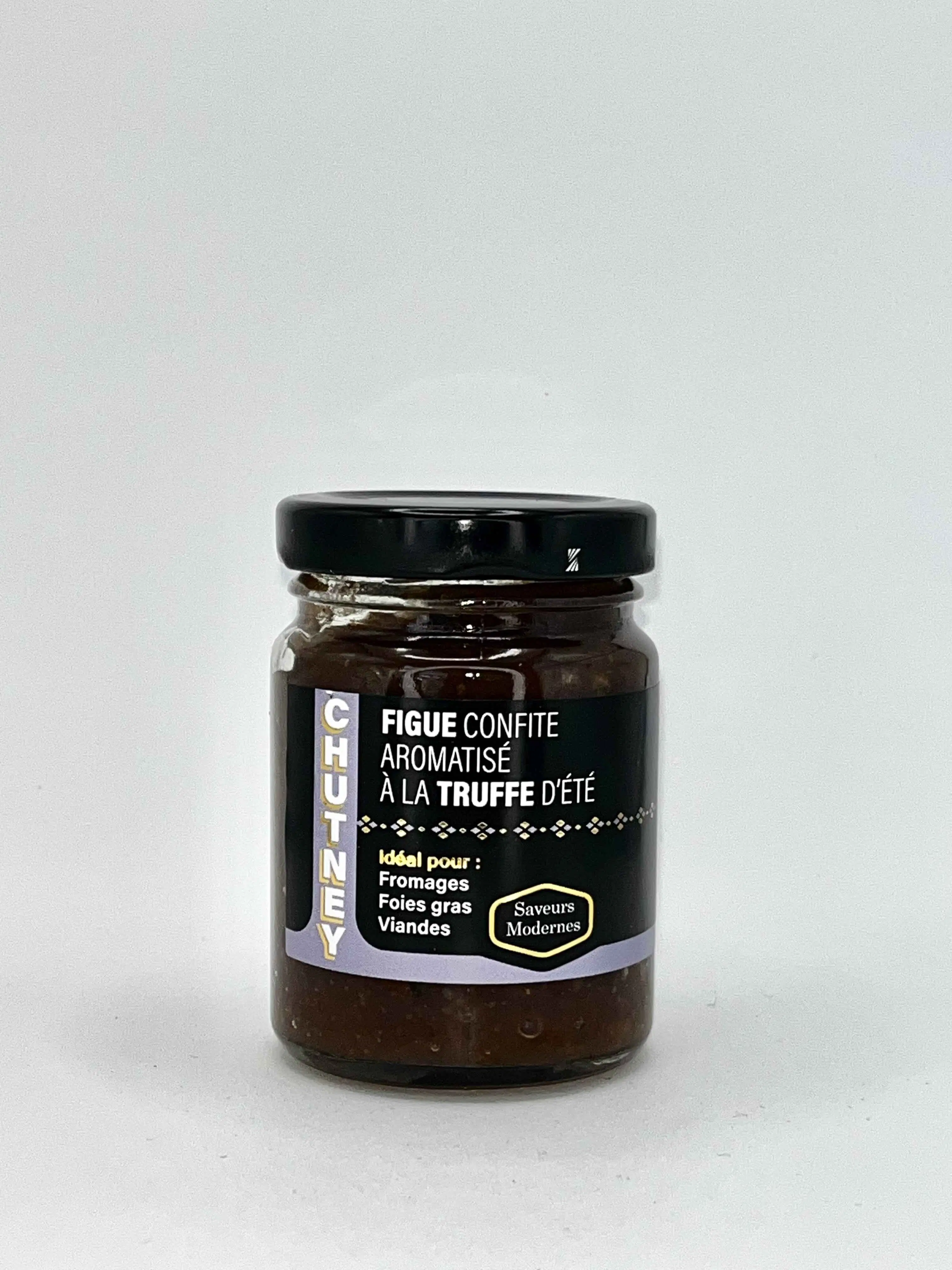 Chutney de higos aromatizado con trufa