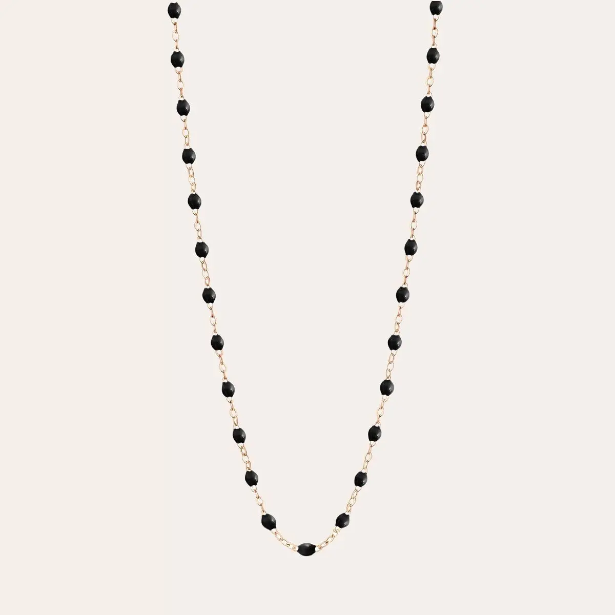 GOLDEN BLACK RESIN NECKLACE
