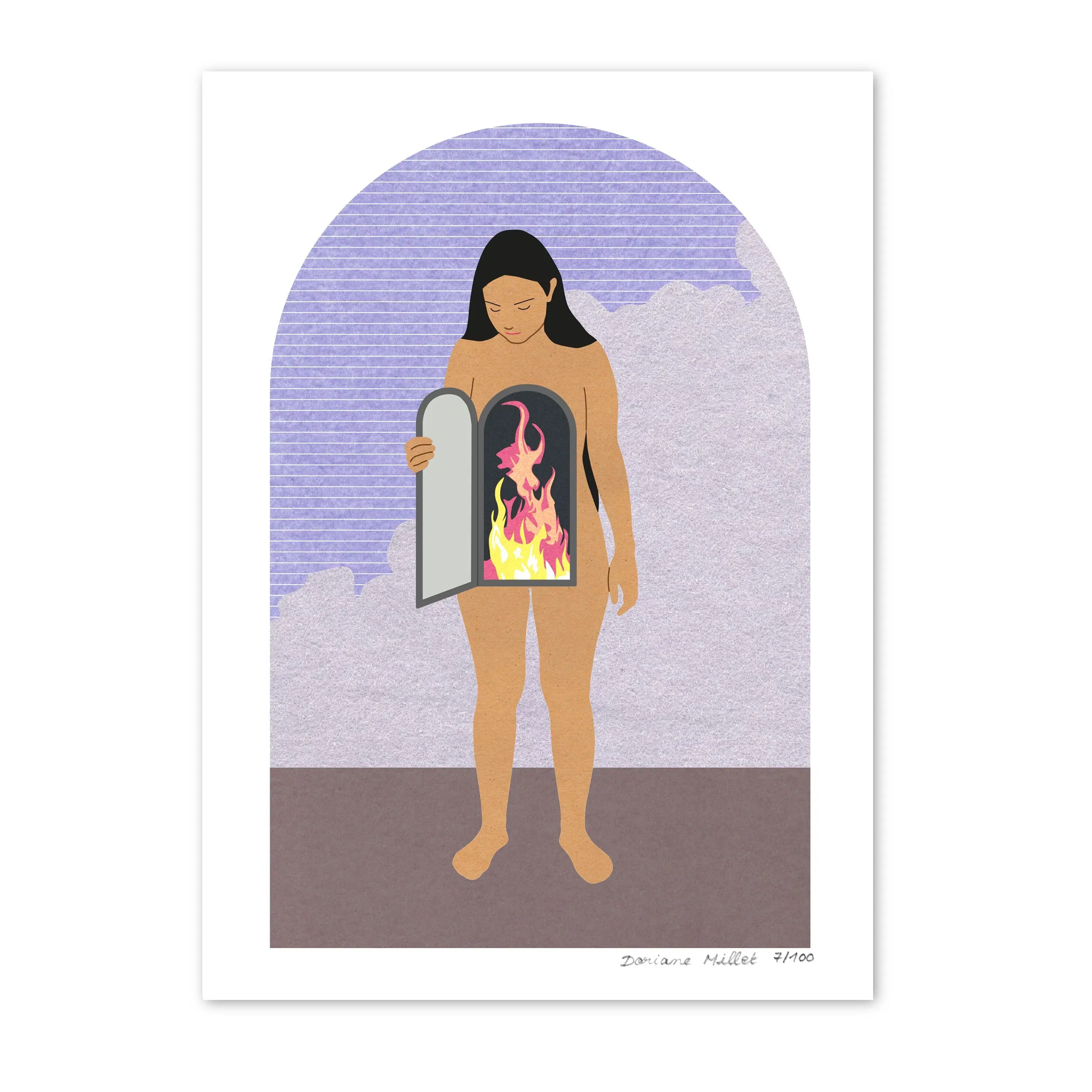 Catching Fire, version 2 | Fine art print 13x18 cm | Signed limited edition