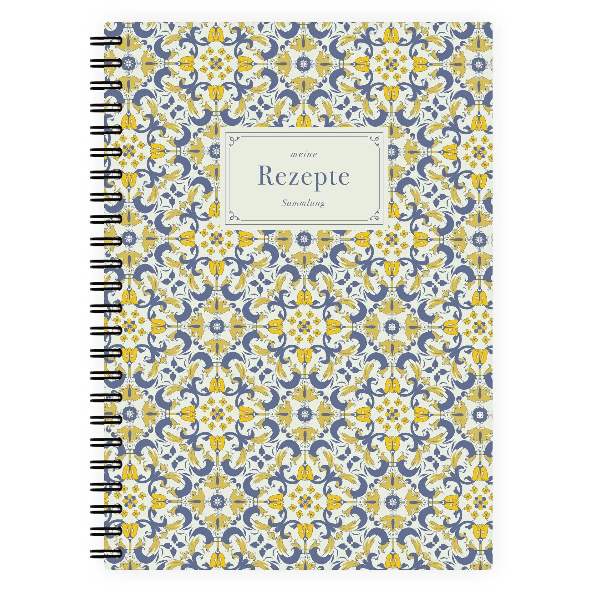 Recipe Book Azulejo Pattern No. 3