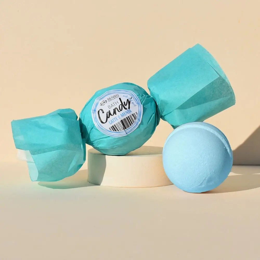 Caramella Bomba Da Bagno LATTE E MENTA