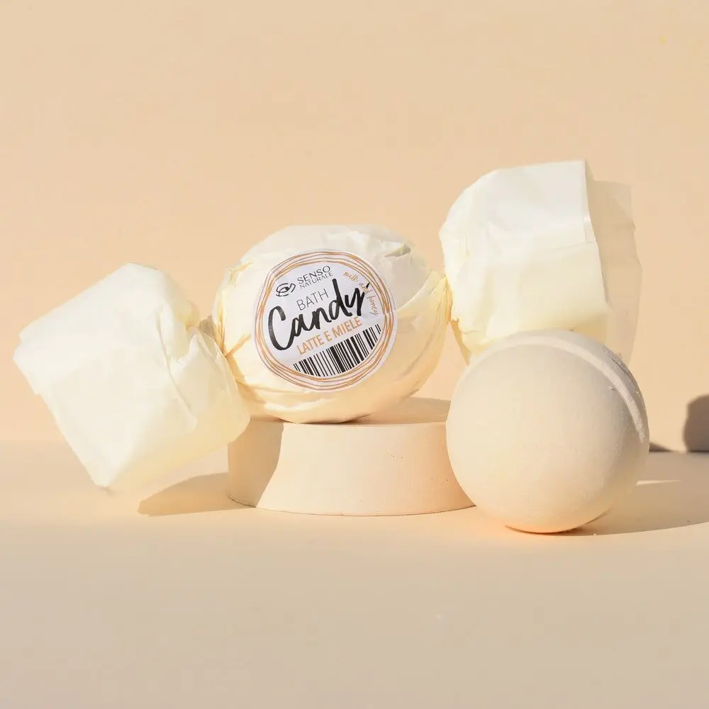 Caramella Bomba Da Bagno LATTE e MIELE