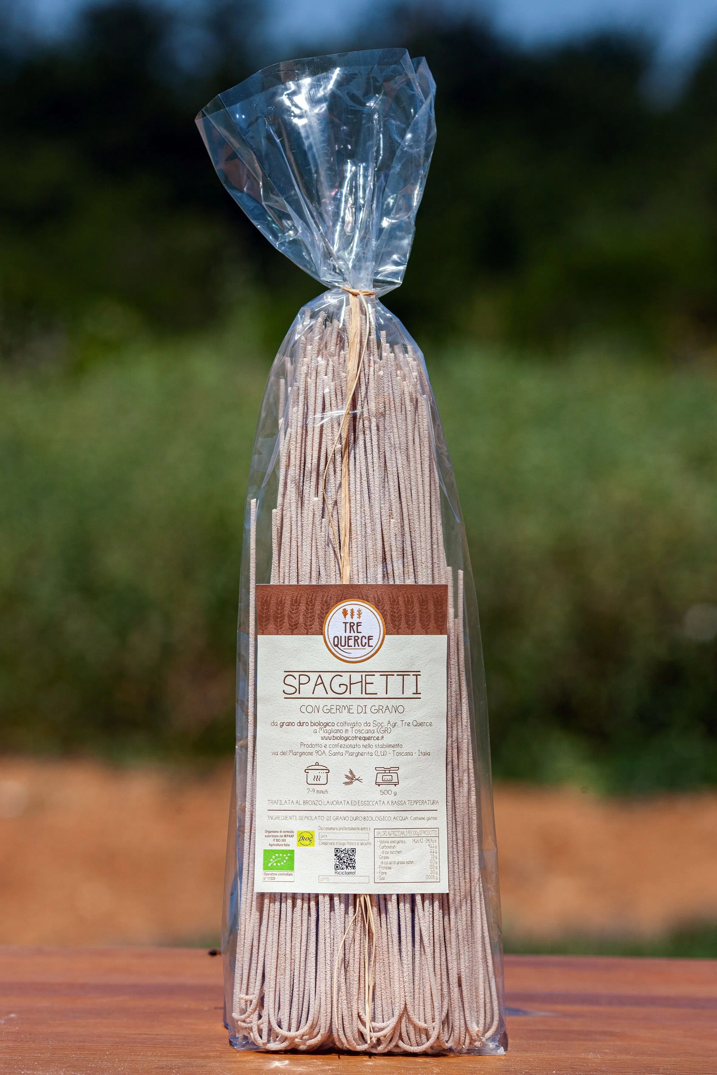 Organic pasta - spaghetti