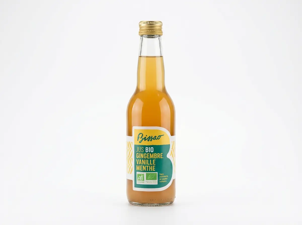 Jus bio gingembre vanille menthe 33cl