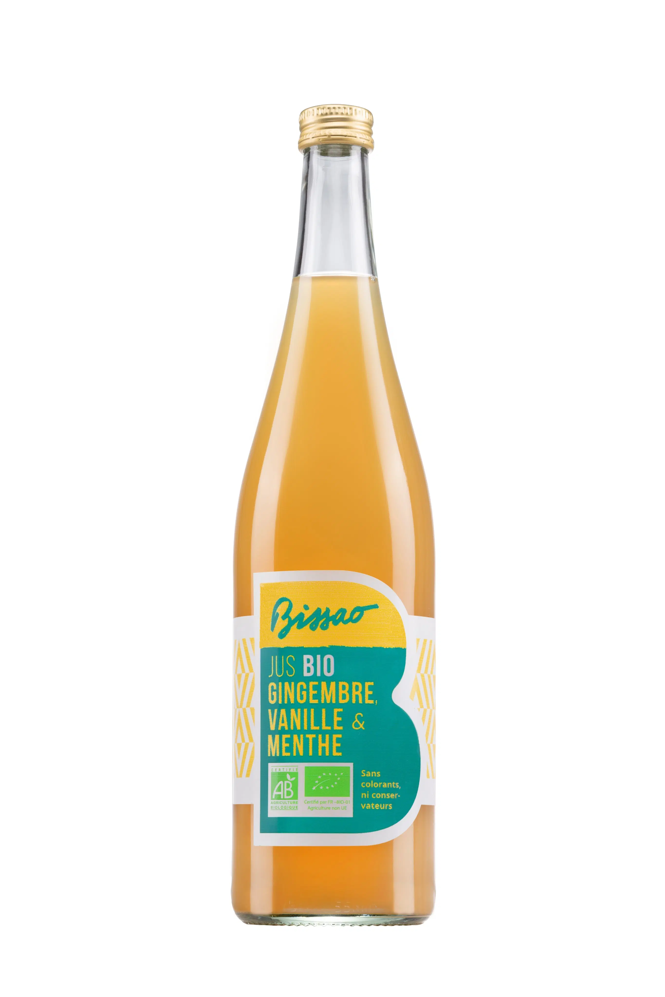 Jus bio gingembre vanille menthe 75cl