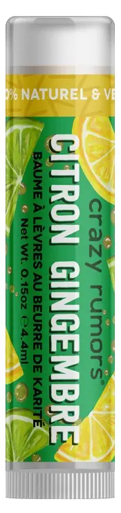 Lemon ginger lip balm