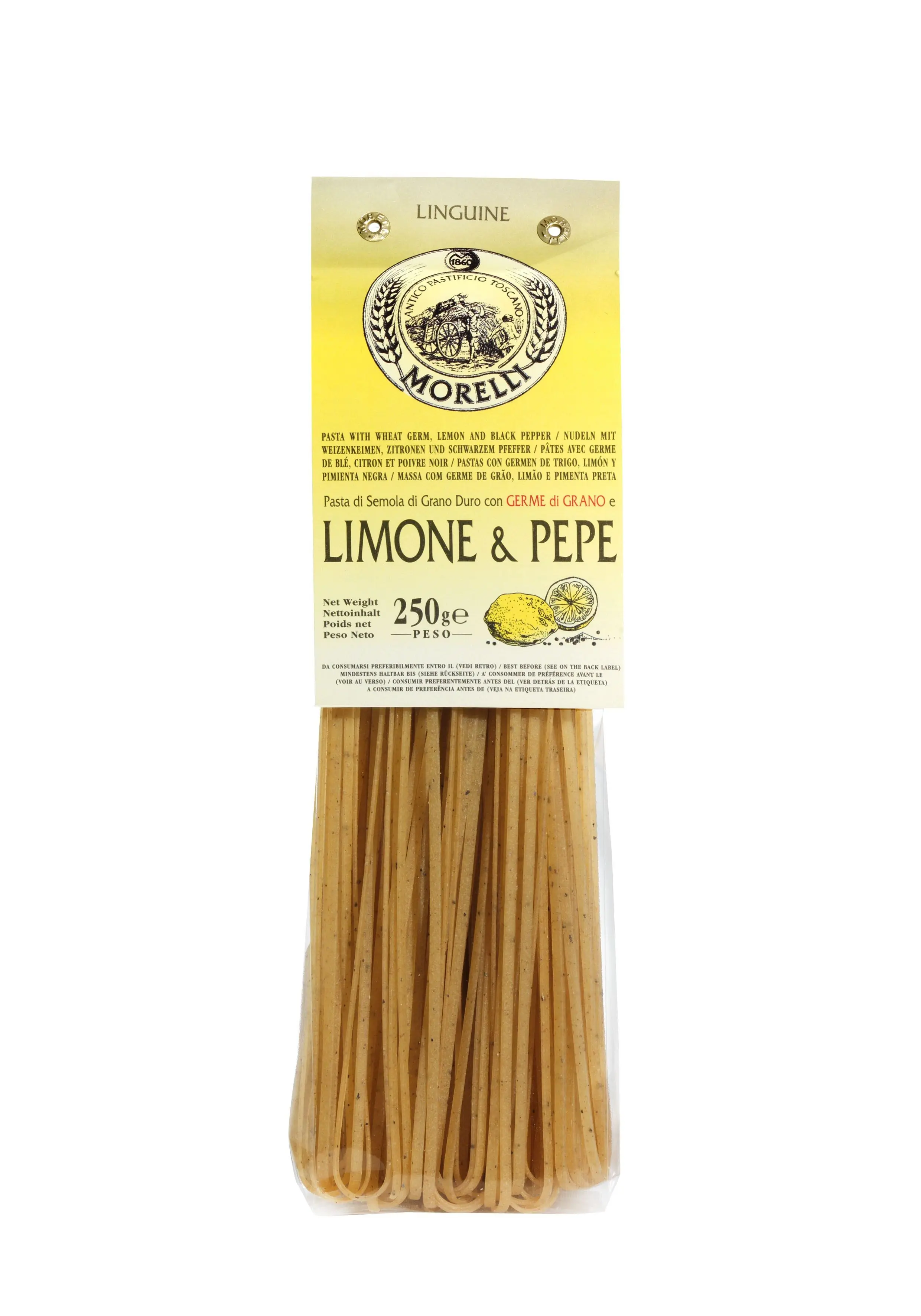 Artisan Pasta Linguine with lemon and pepper with germ g.250