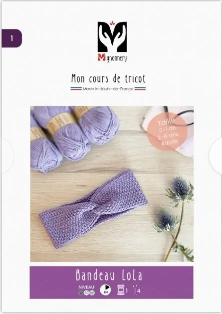 Easy knitting pattern Lola headband