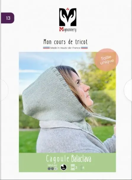 Easy knitting pattern Balaclava Hood