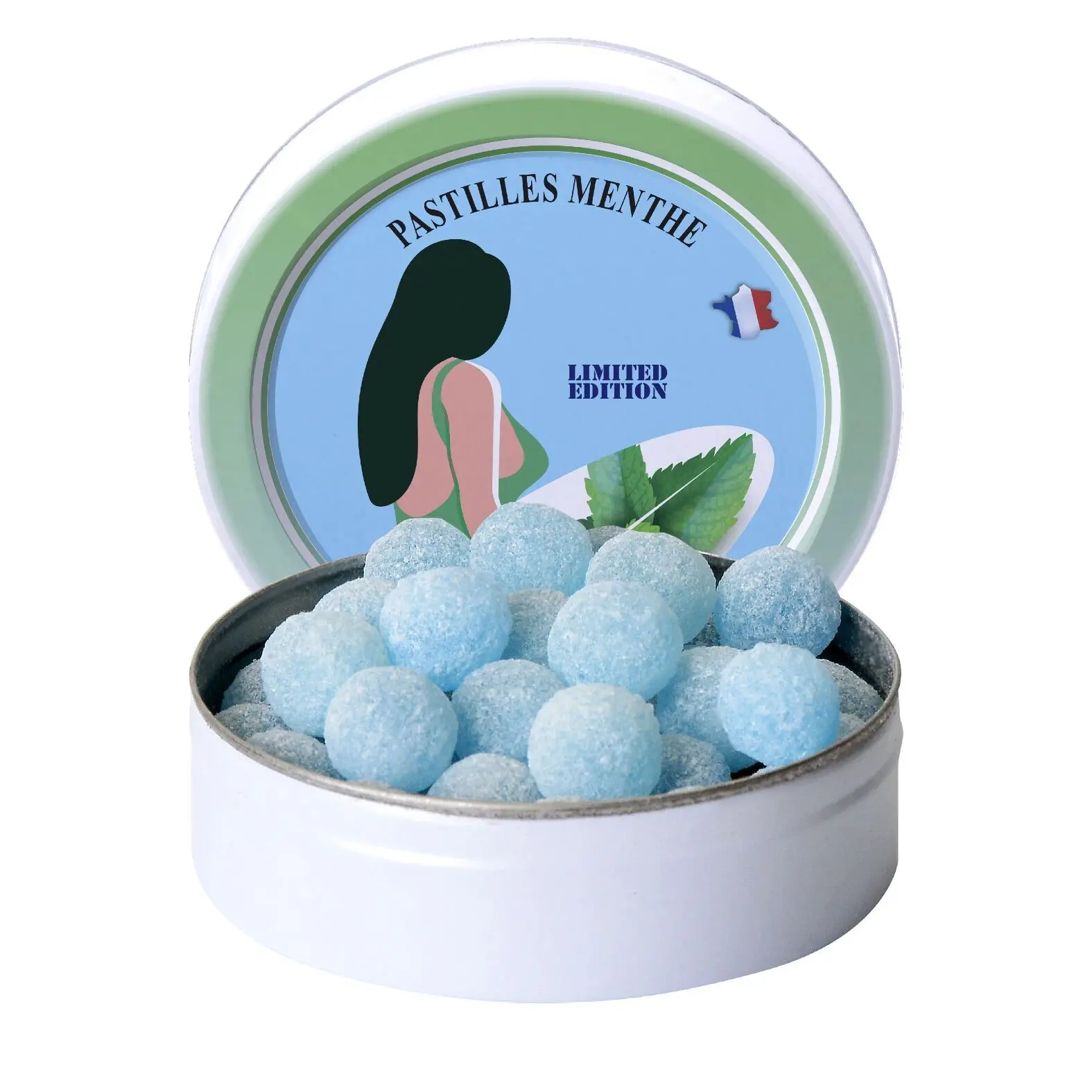 Bonbons Artisanaux | Saveur Menthe Fraîche | Boite de 45g | Edition été 2025