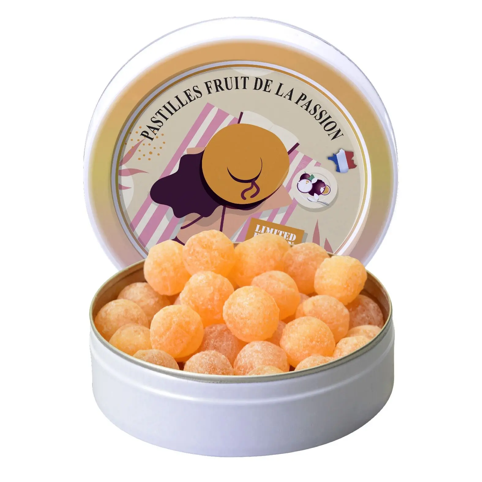 Bonbons Artisanaux | Saveur Passion Fruit Bliss BIO | Boite de 45g | Edition été 2025