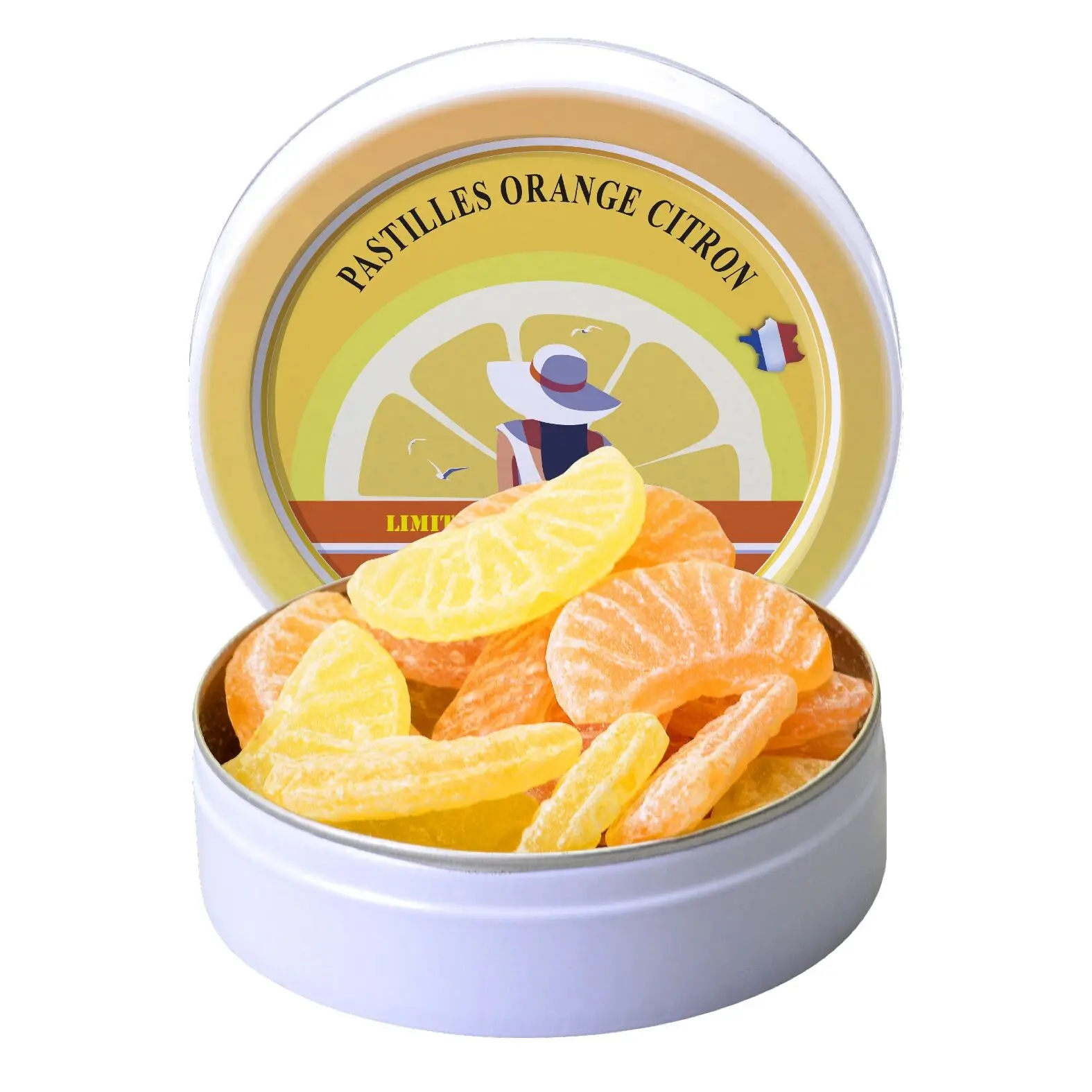 Bonbons Artisanaux | Saveur Orange Citron Splash | Boite de 45g | Edition été 2025