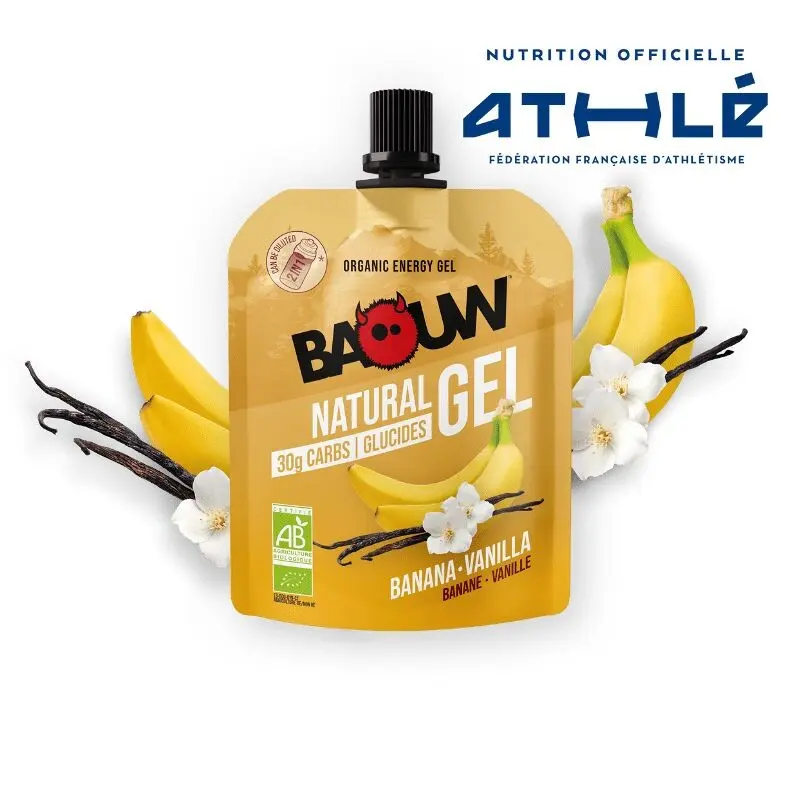 NATURAL ORGANIC BANANA - VANILLA ENERGY GELS