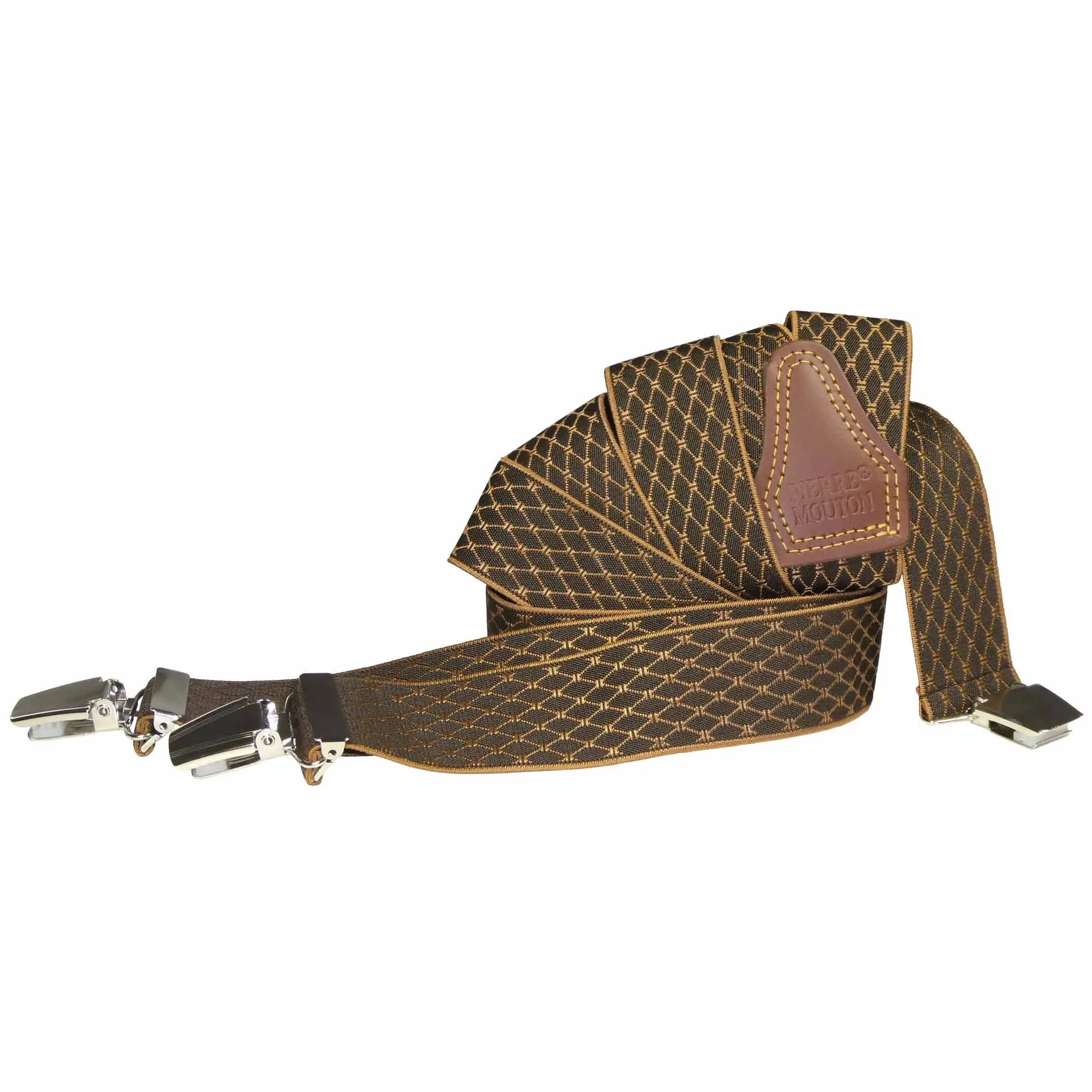 Pierre Mouton Hosenträger Diadème Bronze 120cm